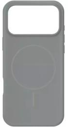 Чохол-накладка Apple iPhone 16 Gelius Silicone Case (MagSafe) Thin Circle Charcoal Gray Black (00000103217)
