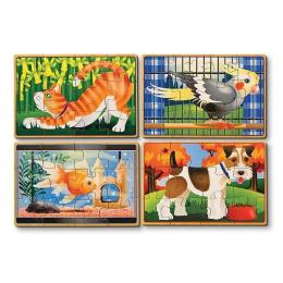 Пазл Melissa&amp;Doug MD3790 Домашні тварини 4 в 1