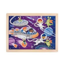 Пазл Hape E1644 Прибульці з розмальовкою