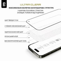 Захисне скло Apple iPhone 17 Pro Max Infinity Molecular Glass 9H Black