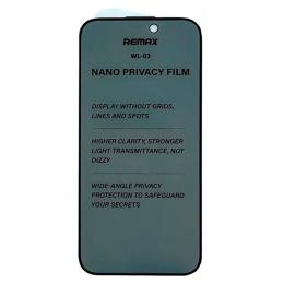 Захисне скло Apple iPhone 17 Air Remax WL-03 Future Ultra-soft Series Privacy Black