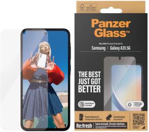 Захисне скло Samsung A35 (A356) PanzerGlass Ultra-Wide Fit Clear (5711724073571)