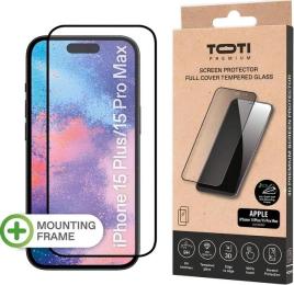 Захисне скло Apple iPhone 15 Plus/iPhone 15 Pro Max Toti 3D (4779054830265) Black