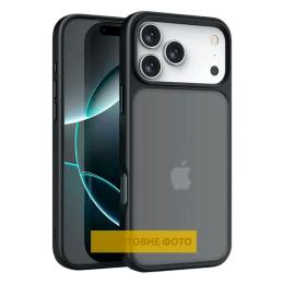 Чохол-накладка EpiK Apple iPhone 17 (6.3) EpiK TPU+PC Metal Buttons Black (00000081718_1)