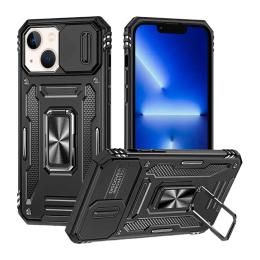 Чохол-накладка EpiK Apple iPhone 15 (6.1) EpiK Camshield Army Ring Black (00000085552_6)