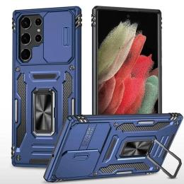 Чохол-накладка EpiK Samsung Galaxy S21 Ultra EpiK Camshield Army Ring Navy (00000081260_5)