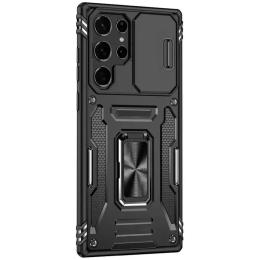 Чохол-накладка EpiK Samsung Galaxy S24 Ultra EpiK Camshield Army Ring Black (00000069537_6)