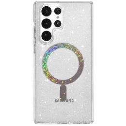 Чохол-накладка EpiK Samsung Galaxy S25 Ultra EpiK TPU Eclipse Sparkle Magnetic Fit Clear (00000076356_2)
