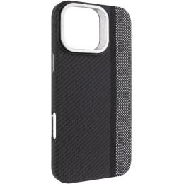 Чохол-накладка EpiK Apple iPhone 16 (6.1) EpiK TPU Pixel Craft with Magnetic Fit Carbon Line (00000081430_1)