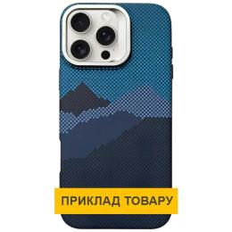 Чохол-накладка EpiK Apple iPhone 16 (6.1) EpiK TPU Pixel Craft with Magnetic Fit Mountain Blue (00000081430_4)