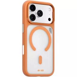 Чохол-накладка Apple iPhone 17 Pro/iPhone 18 Pro (6.3) Blueo Frosted Heat Dissip with MagSafe Orange