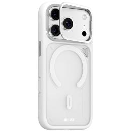 Чохол-накладка Apple iPhone 17 Pro Max/iPhone 18 Pro Max (6.9) Blueo Frosted Heat Dissip with MagSafe White