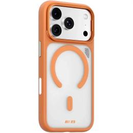Чохол-накладка Apple iPhone 17 Pro Max/iPhone 18 Pro Max (6.9) Blueo Frosted Heat Dissip with MagSafe Orange