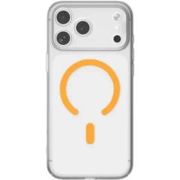 Чохол-накладка EpiK Apple iPhone 17 Pro (6.3) EpiK PC Slim Matte with Magnetic Fit (camera button) Orange (00000087021_1)