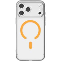 Чохол-накладка EpiK Apple iPhone 17 Pro Max (6.9) EpiK PC Slim Matte with Magnetic Fit (camera button) Orange (00000087022_2)
