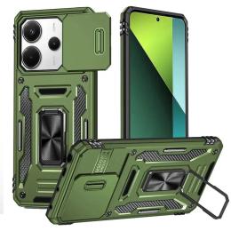 Чохол-накладка EpiK Xiaomi Redmi Note 14 4G (Int. version)/Redmi Note 14 5G EpiK Camshield Army Ring Army Green (00000079891_4)