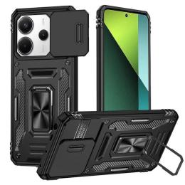 Чохол-накладка EpiK Xiaomi Redmi Note 14 4G (Int. version)/Redmi Note 14 5G EpiK Camshield Army Ring Black (00000079891_6)