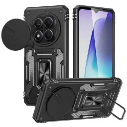 Чохол-накладка EpiK Xiaomi Redmi Note 14 Pro 4G/5G / 14 Pro Plus / Poco X7 EpiK Camshield Army Ring Black (00000078886_6)