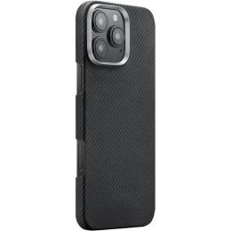 Чохол-накладка EpiK Apple iPhone 16 Pro Max (6.9) EpiK PC Carbon Protection Slim with Magnetic Fit Black (00000085094_1)