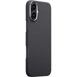 Чохол-накладка EpiK Apple iPhone 17 (6.3) EpiK PC Carbon Protection Slim with Magnetic Fit Orange (00000085095_4)