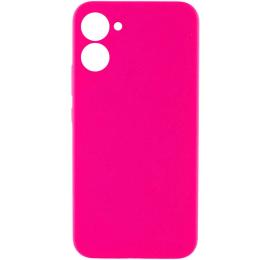 Чохол-накладка Realme C33 Lakshmi Silicone Cover Full Camera (AAA) Barbie Pink (00000066991_7)