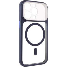 Чохол-накладка GETMAN Apple iPhone 13 Pro (6.1) GETMAN Moon Clear with Magnetic Fit Blue (00000084764_2)