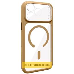 Чохол-накладка GETMAN Apple iPhone 16 Pro Max (6.9) GETMAN Moon Clear with Magnetic Fit Brown (00000084774_3)