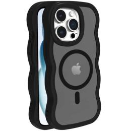 Чохол-накладка Apple iPhone 15 Pro (6.1) EpiK TPU + PC Undine with Magnetic Fit Black (00000078141_1)