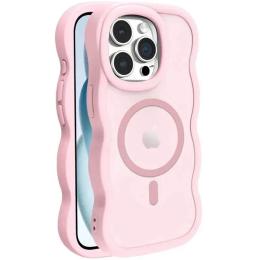 Чохол-накладка EpiK Apple iPhone 15 Pro (6.1) EpiK TPU + PC Undine with Magnetic Fit Pink (00000078141_3)
