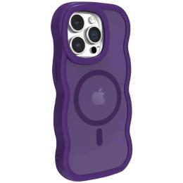 Чохол-накладка EpiK Apple iPhone 15 Pro (6.1) EpiK TPU + PC Undine with Magnetic Fit Purple (00000078141_4)