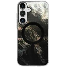Чохол-накладка EpiK Samsung Galaxy S23 FE EpiK TPU Shiny Mountain Magnetic Fit Black (00000078877_1)