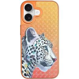 Чохол-накладка EpiK Apple iPhone 17 (6.3) EpiK TPU + PC Crystal Hunt with Magnetic Fit Orange (00000085165_3)