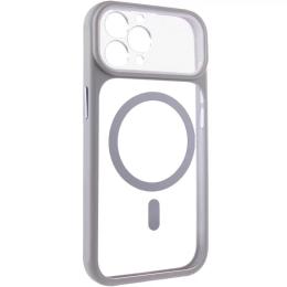 Чохол-накладка GETMAN Apple iPhone 12 Pro (6.1) GETMAN Moon Clear with Magnetic Fit Gray (00000084761_4)
