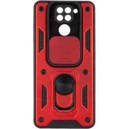 Чохол-накладка Xiaomi Redmi Note 9/Redmi 10X Ummi Camshield Serge Ring Red (00000080737_4)