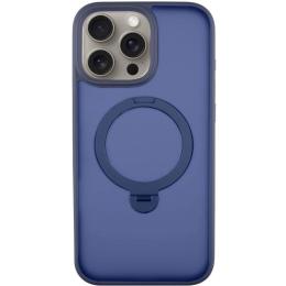 Чохол-накладка Apple iPhone 14 Pro (6.1) Ummi Colorful with Magnetic Fit HQ Ring Dark Blue (00000082705_2)