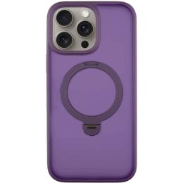 Чохол-накладка Apple iPhone 14 Pro (6.1) Ummi Colorful with Magnetic Fit HQ Ring Purple (00000082705_3)