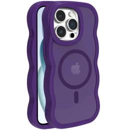 Чохол-накладка EpiK Apple iPhone 15 Pro Max (6.7) EpiK TPU + PC Undine with Magnetic Fit Purple (00000078142_4)