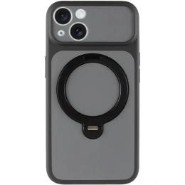 Чохол-накладка Apple iPhone 14 (6.1) Ummi Full Camera with Magnetic Fit HQ Ring Black (00000086666_1)