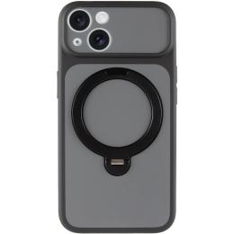 Чохол-накладка Ummi Apple iPhone 15 (6.1) Ummi Full Camera with Magnetic Fit HQ Ring Black (00000086669_1)