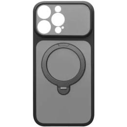 Чохол-накладка Ummi Apple iPhone 15 Pro (6.1) Ummi Full Camera with Magnetic Fit HQ Ring Black (00000086670_1)