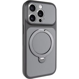 Чохол-накладка Ummi Apple iPhone 15 Pro Max (6.7) Ummi Full Camera with Magnetic Fit HQ Ring Black (00000086671_1)