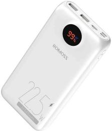 Зовнішній портативний акумулятор Romoss PSW30 30000mAh White (PSW30-152-1111H)