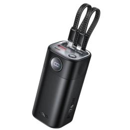 Зовнішній портативний акумулятор Hoco Q59 20000 mAh Black PD6sw with two cables