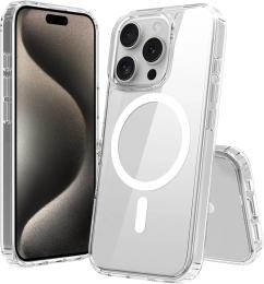 Чохол-накладка Apple iPhone 15 Re: view OBLIQ with MagSafe Transparent (00000020322)