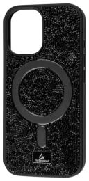 Чохол-накладка Apple iPhone 17 The Bling World Rock Diamond with MagSafe Black (009415-01)