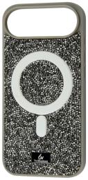 Чохол-накладка Apple iPhone 17 The Bling World Rock Diamond with MagSafe Gray (009415-02)