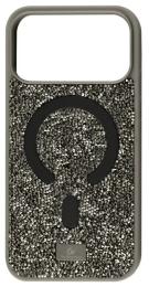Чохол-накладка Apple iPhone 17 Pro Max/18 Pro Max The Bling World Rock Diamond with MagSafe Gray (009412-02)