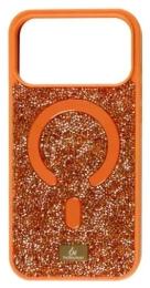 Чохол-накладка Apple iPhone 17 Pro Max/18 Pro Max The Bling World Rock Diamond with MagSafe Orange (009412-06)