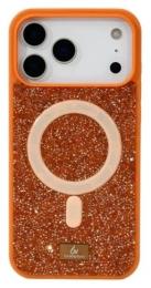 Чохол-накладка Apple iPhone 17 Pro/18 Pro The Bling World Rock Diamond with MagSafe Orange (009413-06)