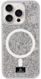 Чохол-накладка Apple iPhone 17 Pro/18 Pro The Bling World Rock Diamond with MagSafe Silver (009413-05)